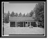Historic Framed Print, Faraway Ranch, Stafford-Riggs Cabin, Willcox vicinity, Cochise County, AZ - 2,  17-7/8" x 21-7/8"