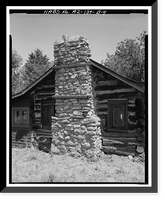 Historic Framed Print, Faraway Ranch, Stafford-Riggs Cabin, Willcox vicinity, Cochise County, AZ - 4,  17-7/8" x 21-7/8"