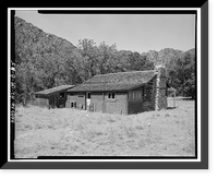 Historic Framed Print, Faraway Ranch, Stafford-Riggs Cabin, Willcox vicinity, Cochise County, AZ - 5,  17-7/8" x 21-7/8"
