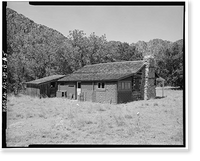 Historic Framed Print, Faraway Ranch, Stafford-Riggs Cabin, Willcox vicinity, Cochise County, AZ - 5,  17-7/8" x 21-7/8"