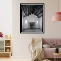 Historic Framed Print, Faraway Ranch, Stafford-Riggs Cabin, Willcox vicinity, Cochise County, AZ - 8,  17-7/8" x 21-7/8"