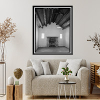 Historic Framed Print, Faraway Ranch, Stafford-Riggs Cabin, Willcox vicinity, Cochise County, AZ - 8,  17-7/8" x 21-7/8"