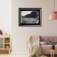 Historic Framed Print, Faraway Ranch, Stafford-Riggs Cabin, Willcox vicinity, Cochise County, AZ - 12,  17-7/8" x 21-7/8"