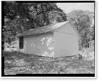 Historic Framed Print, Faraway Ranch, Office-Garage, Willcox vicinity, Cochise County, AZ - 2,  17-7/8" x 21-7/8"
