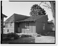 Historic Framed Print, Bright Angel Lodge, Cabin No. 6164-6167, Grand Canyon Village, South Rim, Grand Canyon National Park, Coconino County, AZ,  17-7/8" x 21-7/8"