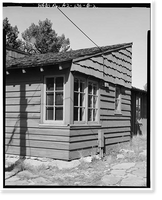 Historic Framed Print, Bright Angel Lodge, Cabin No. 6164-6167, Grand Canyon Village, South Rim, Grand Canyon National Park, Coconino County, AZ - 2,  17-7/8" x 21-7/8"