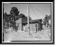 Historic Framed Print, Bright Angel Lodge, Cabin No. 6164-6167, Grand Canyon Village, South Rim, Grand Canyon National Park, Coconino County, AZ - 7,  17-7/8" x 21-7/8"