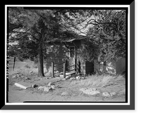 Historic Framed Print, Bright Angel Lodge, Cabin No. 6168-6169, Grand Canyon Village, South Rim, Grand Canyon National Park, Coconino County, AZ,  17-7/8" x 21-7/8"