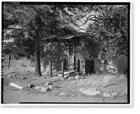 Historic Framed Print, Bright Angel Lodge, Cabin No. 6168-6169, Grand Canyon Village, South Rim, Grand Canyon National Park, Coconino County, AZ,  17-7/8" x 21-7/8"