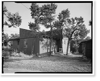 Historic Framed Print, Bright Angel Lodge, Cabin No. 6174-6177, Grand Canyon Village, South Rim, Grand Canyon National Park, Coconino County, AZ - 2,  17-7/8" x 21-7/8"