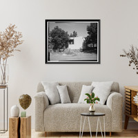 Historic Framed Print, Bright Angel Lodge, Cabin No. 6179-6182, Grand Canyon Village, South Rim, Grand Canyon National Park, Coconino County, AZ,  17-7/8" x 21-7/8"