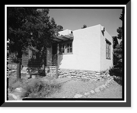 Historic Framed Print, Bright Angel Lodge, Cabin No. 6179-6182, Grand Canyon Village, South Rim, Grand Canyon National Park, Coconino County, AZ - 2,  17-7/8" x 21-7/8"