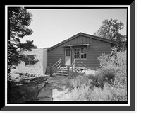 Historic Framed Print, Bright Angel Lodge, Cabin No. 6179-6182, Grand Canyon Village, South Rim, Grand Canyon National Park, Coconino County, AZ - 4,  17-7/8" x 21-7/8"