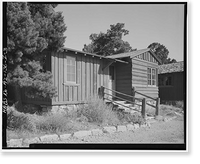 Historic Framed Print, Bright Angel Lodge, Cabin No. 6183-6184, Grand Canyon Village, South Rim, Grand Canyon National Park, Coconino County, AZ - 3,  17-7/8" x 21-7/8"
