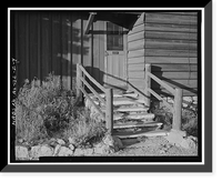 Historic Framed Print, Bright Angel Lodge, Cabin No. 6183-6184, Grand Canyon Village, South Rim, Grand Canyon National Park, Coconino County, AZ - 4,  17-7/8" x 21-7/8"