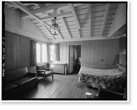 Historic Framed Print, Bright Angel Lodge, Cabin No. 6185-6187, Grand Canyon Village, South Rim, Grand Canyon National Park, Coconino County, AZ - 7,  17-7/8" x 21-7/8"