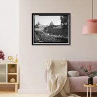 Historic Framed Print, Bright Angel Lodge, Cabin No. 6191-6192, Grand Canyon Village, South Rim, Grand Canyon National Park, Coconino County, AZ - 4,  17-7/8" x 21-7/8"