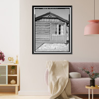 Historic Framed Print, Bright Angel Lodge, Cabin No. 6191-6192, Grand Canyon Village, South Rim, Grand Canyon National Park, Coconino County, AZ - 5,  17-7/8" x 21-7/8"