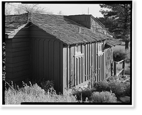 Historic Framed Print, Bright Angel Lodge, Cabin No. 6194-6195, Grand Canyon Village, South Rim, Grand Canyon National Park, Coconino County, AZ - 3,  17-7/8" x 21-7/8"