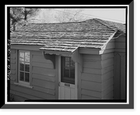 Historic Framed Print, Bright Angel Lodge, Cabin No. 6194-6195, Grand Canyon Village, South Rim, Grand Canyon National Park, Coconino County, AZ - 4,  17-7/8" x 21-7/8"