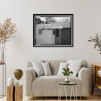 Historic Framed Print, Bright Angel Lodge, Cabin No. 6196-6197, Grand Canyon Village, South Rim, Grand Canyon National Park, Coconino County, AZ - 2,  17-7/8" x 21-7/8"