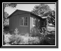 Historic Framed Print, Bright Angel Lodge, Cabin No. 6196-6197, Grand Canyon Village, South Rim, Grand Canyon National Park, Coconino County, AZ - 4,  17-7/8" x 21-7/8"