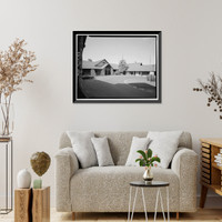 Historic Framed Print, Grand Canyon Lodge, Main Lodge, North Rim, Grand Canyon National Park, Coconino County, AZ - 4,  17-7/8" x 21-7/8"