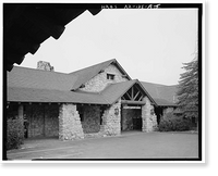 Historic Framed Print, Grand Canyon Lodge, Main Lodge, North Rim, Grand Canyon National Park, Coconino County, AZ - 5,  17-7/8" x 21-7/8"