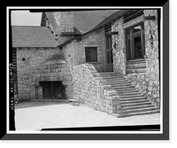 Historic Framed Print, Grand Canyon Lodge, Main Lodge, North Rim, Grand Canyon National Park, Coconino County, AZ - 13,  17-7/8" x 21-7/8"