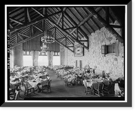 Historic Framed Print, Grand Canyon Lodge, Main Lodge, North Rim, Grand Canyon National Park, Coconino County, AZ - 16,  17-7/8" x 21-7/8"