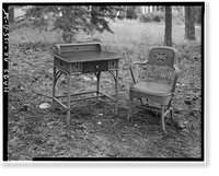 Historic Framed Print, Grand Canyon Lodge, Main Lodge, North Rim, Grand Canyon National Park, Coconino County, AZ - 25,  17-7/8" x 21-7/8"