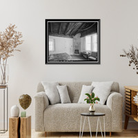 Historic Framed Print, Grand Canyon Lodge, Western Duplex Cabin, North Rim, Grand Canyon National Park, Coconino County, AZ - 4,  17-7/8" x 21-7/8"