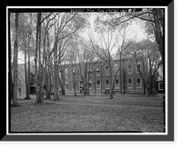 Historic Framed Print, Mare Island Naval Shipyard, Old Administrative Offices, Eighth Street, north side between Railroad Avenue, Vallejo, Solano County, CA - 4,  17-7/8" x 21-7/8"
