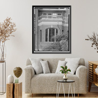 Historic Framed Print, Mare Island Naval Shipyard, Old Administrative Offices, Eighth Street, north side between Railroad Avenue, Vallejo, Solano County, CA - 9,  17-7/8" x 21-7/8"