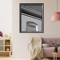 Historic Framed Print, Mare Island Naval Shipyard, Old Administrative Offices, Eighth Street, north side between Railroad Avenue, Vallejo, Solano County, CA - 11,  17-7/8" x 21-7/8"