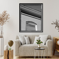 Historic Framed Print, Mare Island Naval Shipyard, Old Administrative Offices, Eighth Street, north side between Railroad Avenue, Vallejo, Solano County, CA - 11,  17-7/8" x 21-7/8"