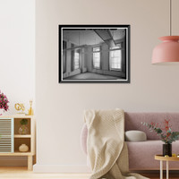 Historic Framed Print, Mare Island Naval Shipyard, Old Administrative Offices, Eighth Street, north side between Railroad Avenue, Vallejo, Solano County, CA - 17,  17-7/8" x 21-7/8"