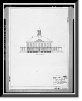 Historic Framed Print, Mare Island Naval Shipyard, Old Administrative Offices, Eighth Street, north side between Railroad Avenue, Vallejo, Solano County, CA - 20,  17-7/8" x 21-7/8"
