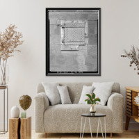 Historic Framed Print, Mare Island Naval Shipyard, Magazine No. 1, Railroad Avenue, west side near Maseda Road, Vallejo, Solano County, CA - 10,  17-7/8" x 21-7/8"