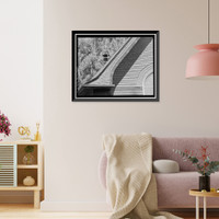 Historic Framed Print, Mare Island Naval Shipyard, St. Peter's Chapel, Walnut Street & Cedar Parkway, Vallejo, Solano County, CA - 13,  17-7/8" x 21-7/8"