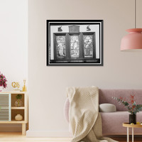 Historic Framed Print, Mare Island Naval Shipyard, St. Peter's Chapel, Walnut Street & Cedar Parkway, Vallejo, Solano County, CA - 27,  17-7/8" x 21-7/8"