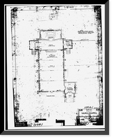 Historic Framed Print, Mare Island Naval Shipyard, St. Peter's Chapel, Walnut Street & Cedar Parkway, Vallejo, Solano County, CA - 28,  17-7/8" x 21-7/8"