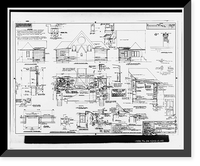 Historic Framed Print, Mare Island Naval Shipyard, St. Peter's Chapel, Walnut Street & Cedar Parkway, Vallejo, Solano County, CA - 37,  17-7/8" x 21-7/8"