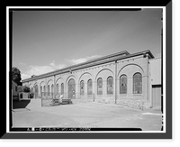 Historic Framed Print, Mare Island Naval Shipyard, Smithery, California Avenue, west side at California Avenue, Vallejo, Solano County, CA - 5,  17-7/8" x 21-7/8"