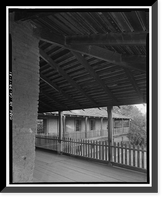 Historic Framed Print, Vallejo Adobe, Adobe Road at Casa Grande, Petaluma vicinity, Sonoma County, CA - 11,  17-7/8" x 21-7/8"