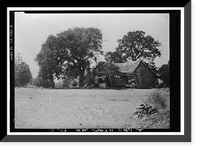 Historic Framed Print, Mark Twain Cabin, Jackass Hill, Tuolumne County, CA - 2,  17-7/8" x 21-7/8"