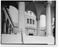 Historic Framed Print, Los Angeles City Hall, 200 North Spring Street, Los Angeles, Los Angeles County, CA - 9,  17-7/8" x 21-7/8"