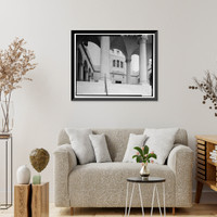 Historic Framed Print, Los Angeles City Hall, 200 North Spring Street, Los Angeles, Los Angeles County, CA - 9,  17-7/8" x 21-7/8"