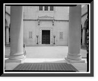 Historic Framed Print, Los Angeles City Hall, 200 North Spring Street, Los Angeles, Los Angeles County, CA - 10,  17-7/8" x 21-7/8"