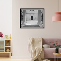 Historic Framed Print, Los Angeles City Hall, 200 North Spring Street, Los Angeles, Los Angeles County, CA - 10,  17-7/8" x 21-7/8"